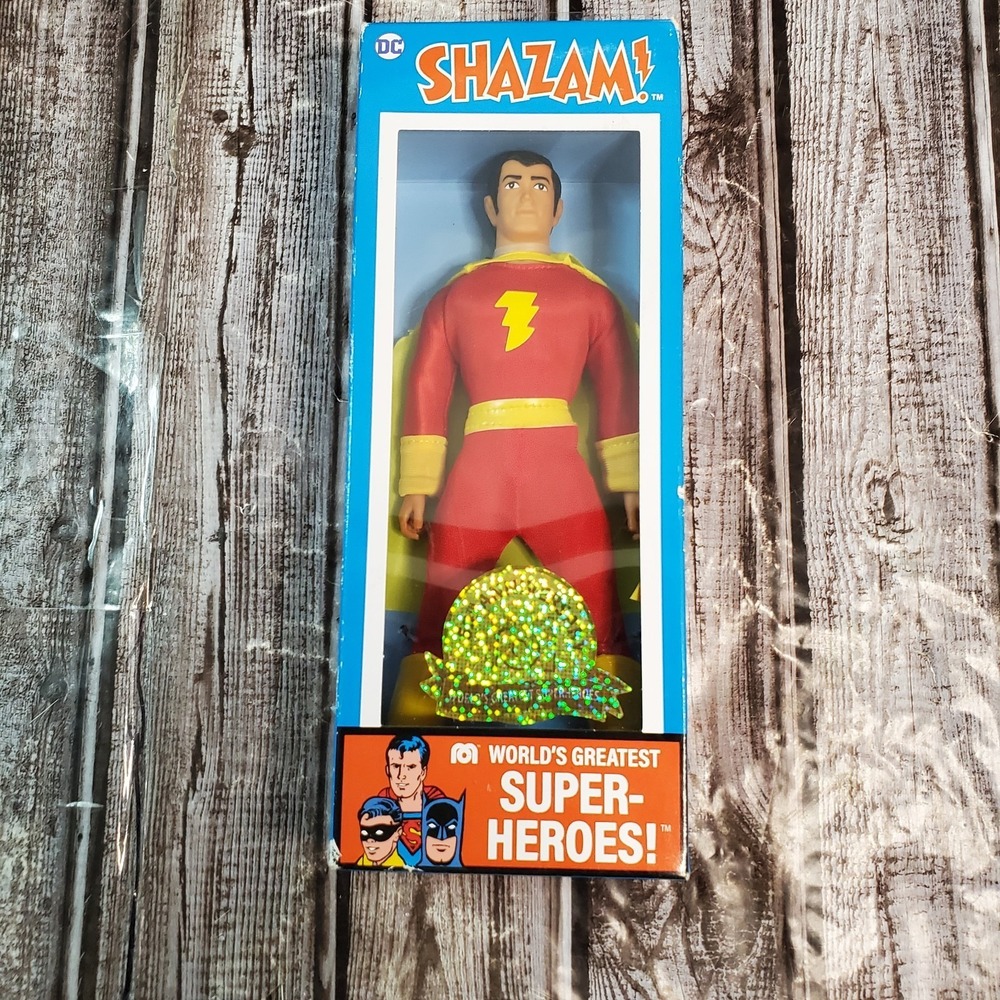 Mego DC Super Hero Shazam Action Figure 50th Anniversary  New